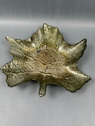 Maple Leaf Shaped Serving Dish.