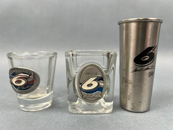 3 Mark Martin Racing Shot Glasses.