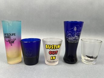 5 Washington Shot Glasses.