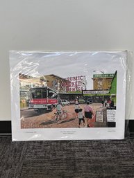 Pike Place Market In August Print, 208/2500 - Artist Signed Michael Lowe