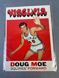 1970 Topps Doug Moe Rookie ABA Card.