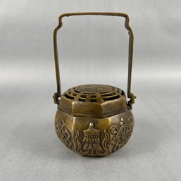 Vintage Chinese Pierced Cover Hand Warmer