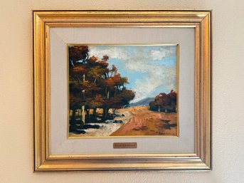 Original  Oil On Board By Bane Mihajlovic 1986
