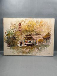 Kee Fung NG, Original San Francisco Landscape Painting, Artist Signed