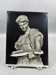 Vintage Authentic Anderson Rome Photographic Print – 'Giovane Sacerdotessa' (Girl Of Anzio Detail)