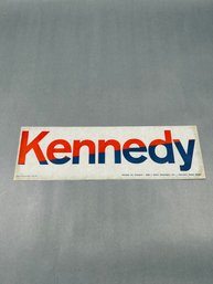 Vintage 1968 Robert F. Kennedy Presidential Campaign Bumper Sticker