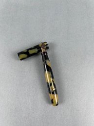 Vintage Black & Pearl Fountain Pen - 14k Nib