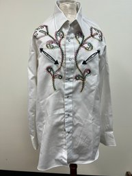 Vintage Large 16.5 Sears Western Wear Shirt.