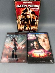 3 Movie Dvds.