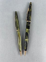 Sheaffers Green Tone Mechanical Pencils - 2