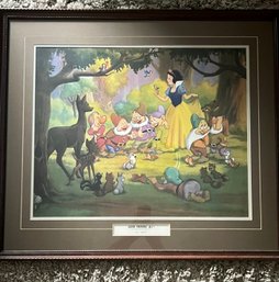 New York Graphic Society 'Snow White & The Seven Dwarfs' 1947 Print -Walt Disney