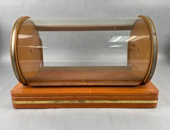 Vintage Rounded Glass Display Case