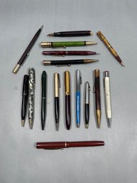 Lot Of Vintage Pens And Pencils