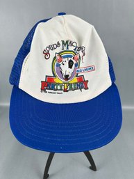 1986 Bud Lite Spuds MacKenzie Party Frenzy Trucker Cap