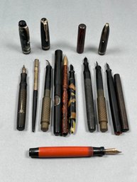Lot Of Vintage Fountain Pens