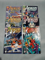 Avengers West Coast #63–68 Consecutive Run (Marvel 1990-1991)