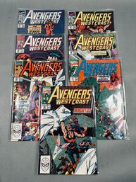 Avengers West Coast #56–62 Lot (Marvel 1990) – Early Time-Keepers