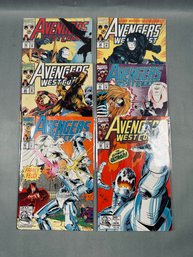 Avengers West Coast #89-92, 94-95 Marvel Comic Book Lot (1992/1993)