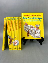 Set Of 12 Curious George Books Margret & H.A. Rey - Copyright 1998, 1999