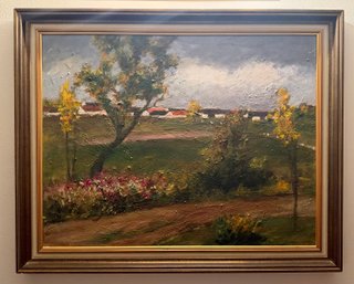 Original Oil Signed Jan Samec