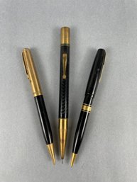 Lot Of 3 Vintage Mechanical Pencils