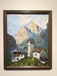 Original Oil On Board Signed G. W.