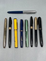 Lot Of Vintage Fountain Pens
