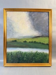 Original Oil By Varvara Divisova Czech Artist