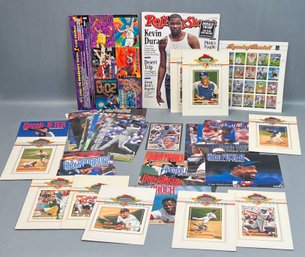 Miscellaneous Sports Collectables Mini Posters 1998 Schedules Topps Master Photos Legends Stamps