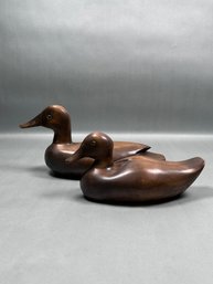 Pair Of Wood Duck Decoys