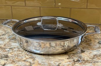 All Clad Metalcrafters Stainless Cooking Pan With Lid