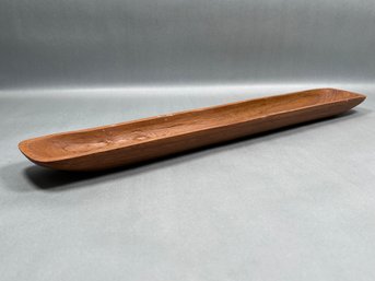 MCM Teak Long Dish