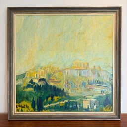 Original Oil On Board Signed K Volket