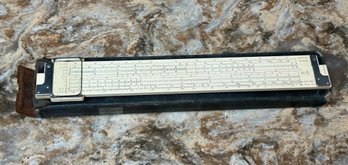 Vintage Keuffel & Esser Co. Slide Ruler With Case