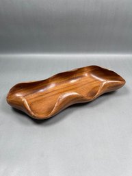 Vintage Monkeypod Dish