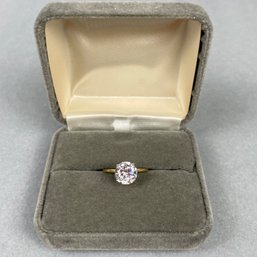 1.05 CTW Round Diamond And 14 Karat Yellow Gold Ring
