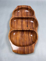 Vintage Monkeypod Serving Tray