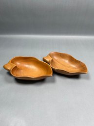Two Monkey Pod Small Bowls
