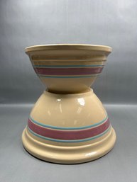 Two Oven Ware Mixing Bowls