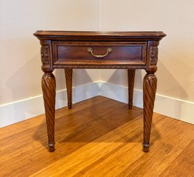 Drexel End Table With Front Drawer (#1)