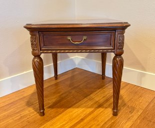 Drexel End Table With Front Drawer (#2)