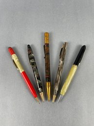 Lot Of 5 Vintage Mechanical Pencils