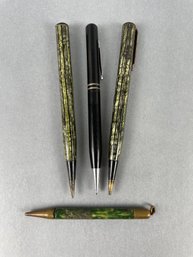 Lot Of 4 Vintage Mechanical Pencils