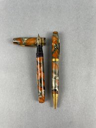 Vintage Fountain Pen & Mechanical Pencil Set
