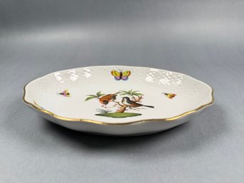 Rothschild Bird By Herend Relish Dish #1213