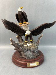 The Bradford Exchange Dedicated Keepers Resin Eagle Sculpture
