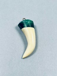 Claw Malachite Gemstone  Pendant