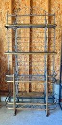 French Iron & Brass Bakers Rack