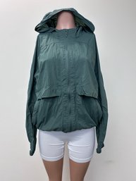 Lululemon Green Nylon Zipper Windbreaker - Sz 12