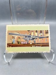 Vintage Postcard Of The Spirit Of St. Louis, US National Museum, Smithsonian